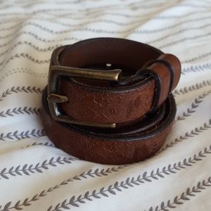 Genuine leather belt
